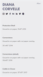 Mobile Screenshot of dianacorvelle.com